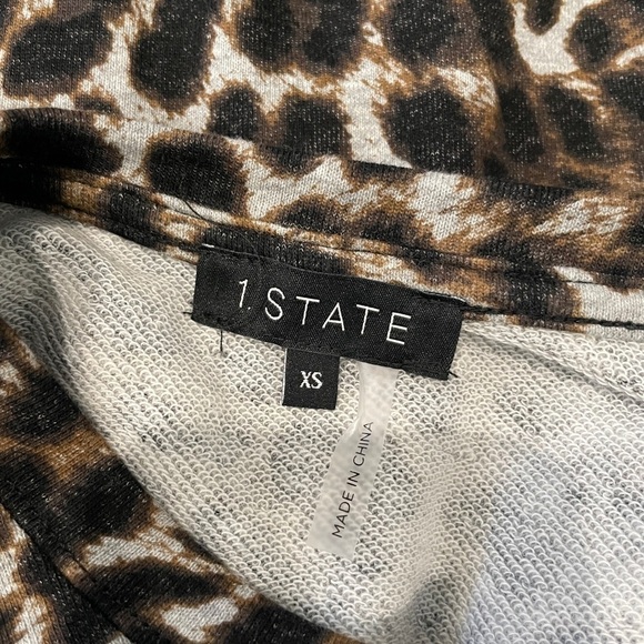1. State Leopard Long Sleeve Ruffle Sweatshirt - Picture 8 of 10